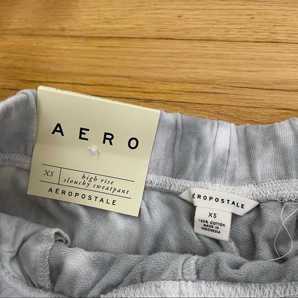 Women’s Aeropostale Gray High Rise Slouchy Sweatpants Joggers Size XS - Picture 3 of 12